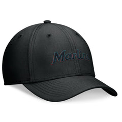Miami Marlins Performance Flex Hat Black