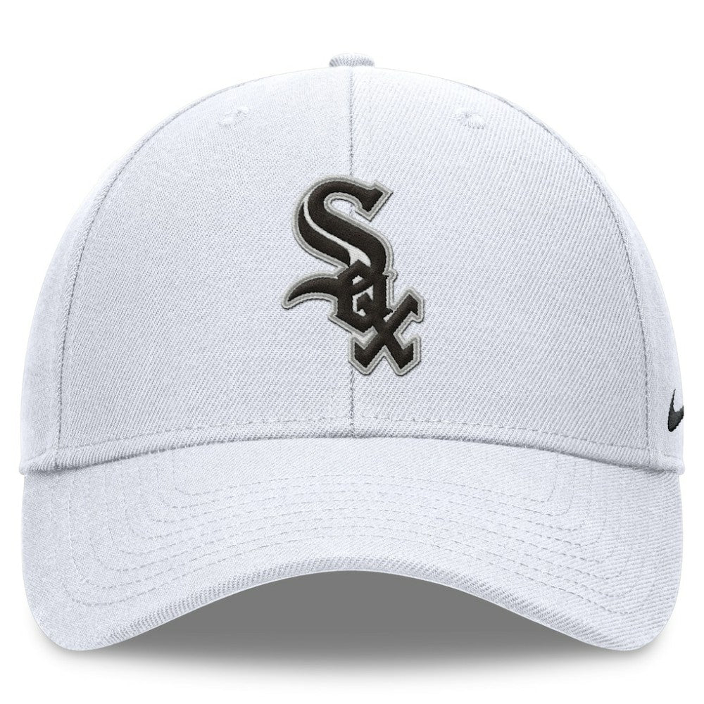 Chicago White Sox Club Performance Adjustable Hat White