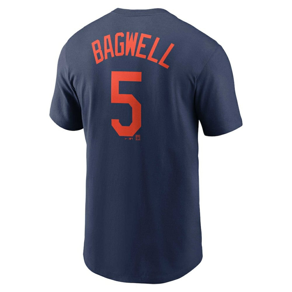 Jeff Bagwell Houston Astros Cooperstown Collection Fuse Name & Number T-Shirt Navy