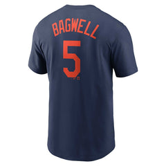 Jeff Bagwell Houston Astros Cooperstown Collection Fuse Name & Number T-Shirt Navy