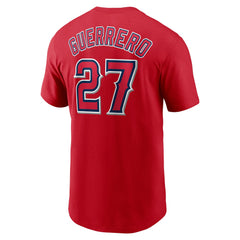 Vladimir Guerrero Los Angeles Angels Fuse Name & Number T-Shirt Red