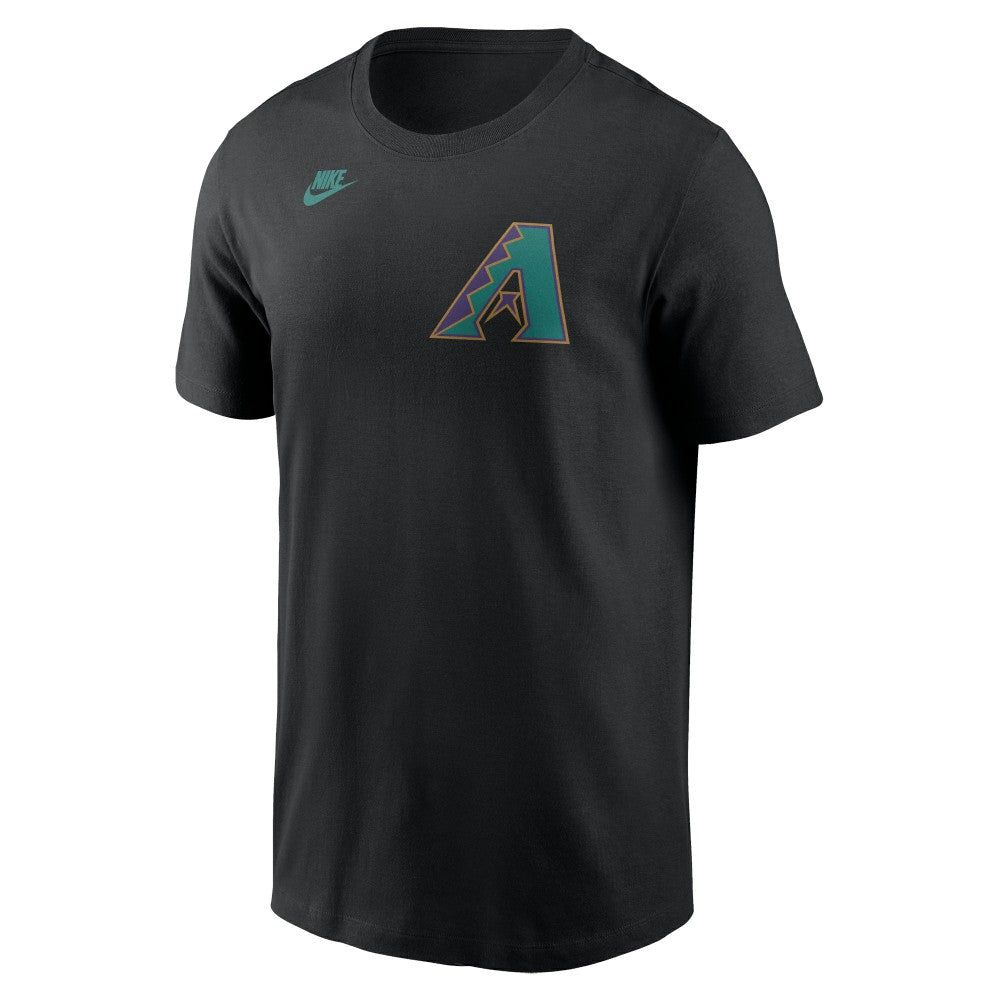 Randy Johnson Arizona Diamondbacks Fuse Name & Number T-Shirt Black