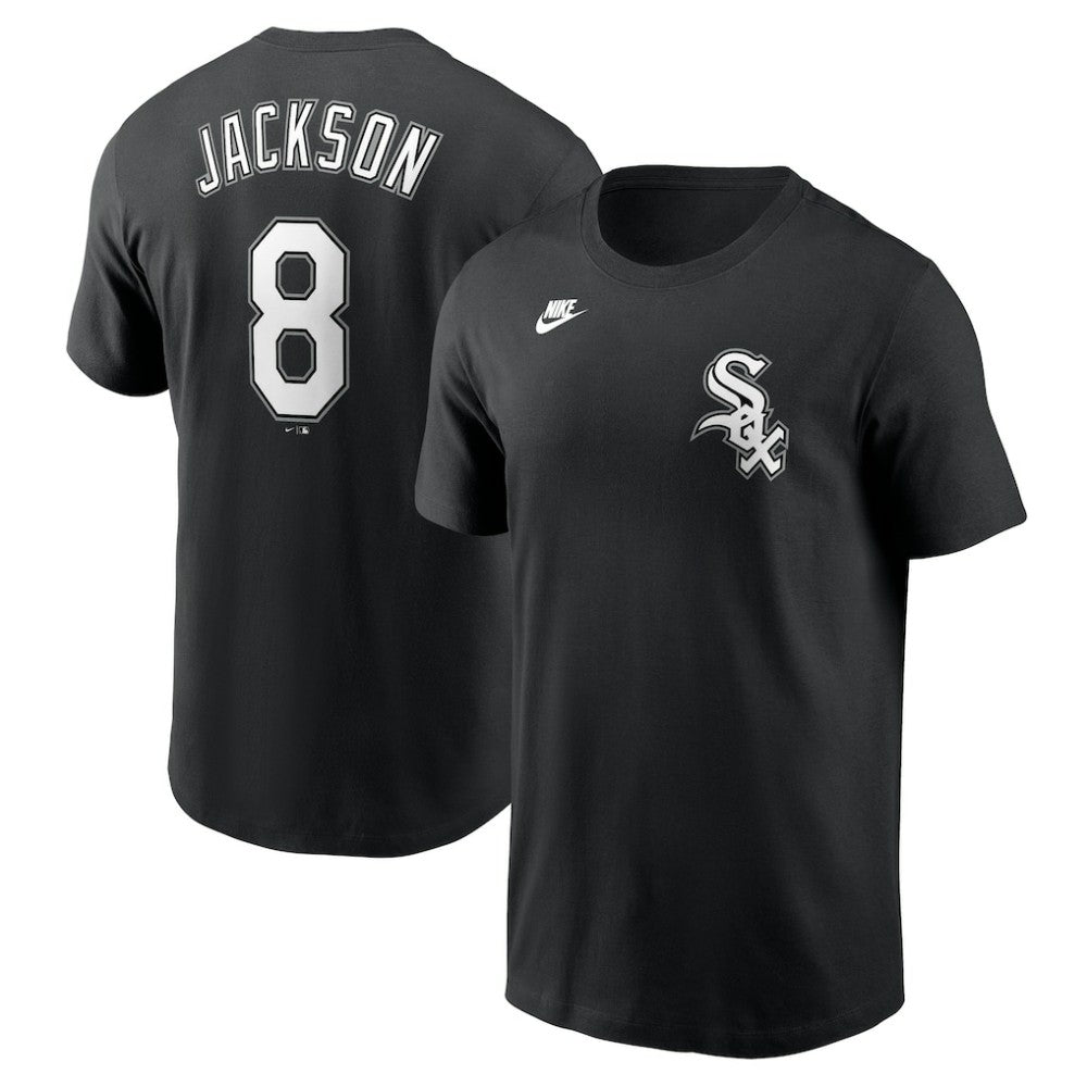 Bo Jackson Chicago White Sox Cooperstown Collection Fuse Name & Number T-Shirt Black