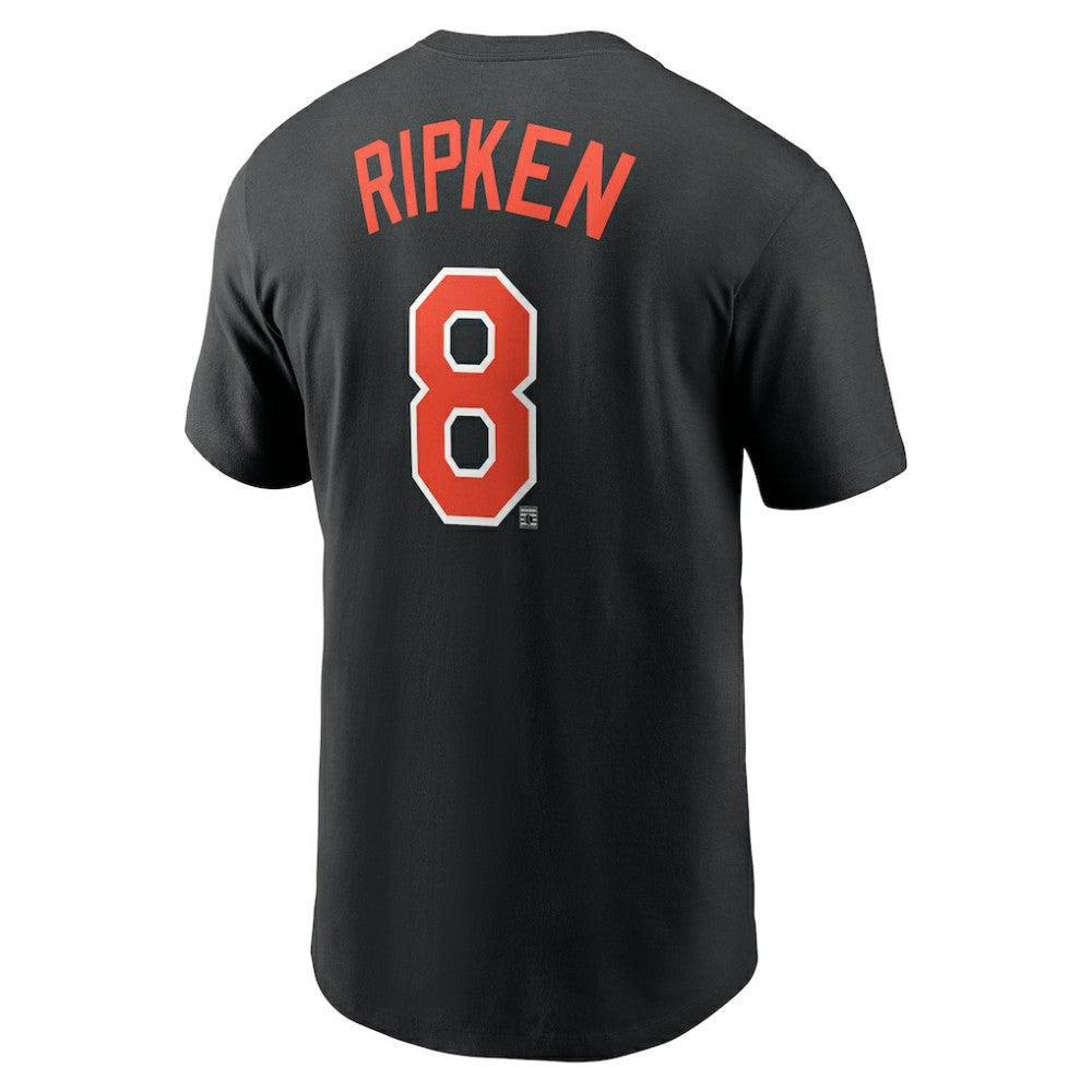 Cal Ripken Jr. Baltimore Orioles Fuse Name & Number T-Shirt Black