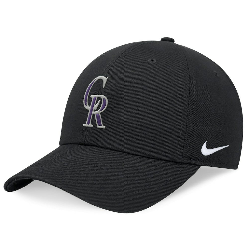 Colorado Rockies Club Adjustable Hat Black