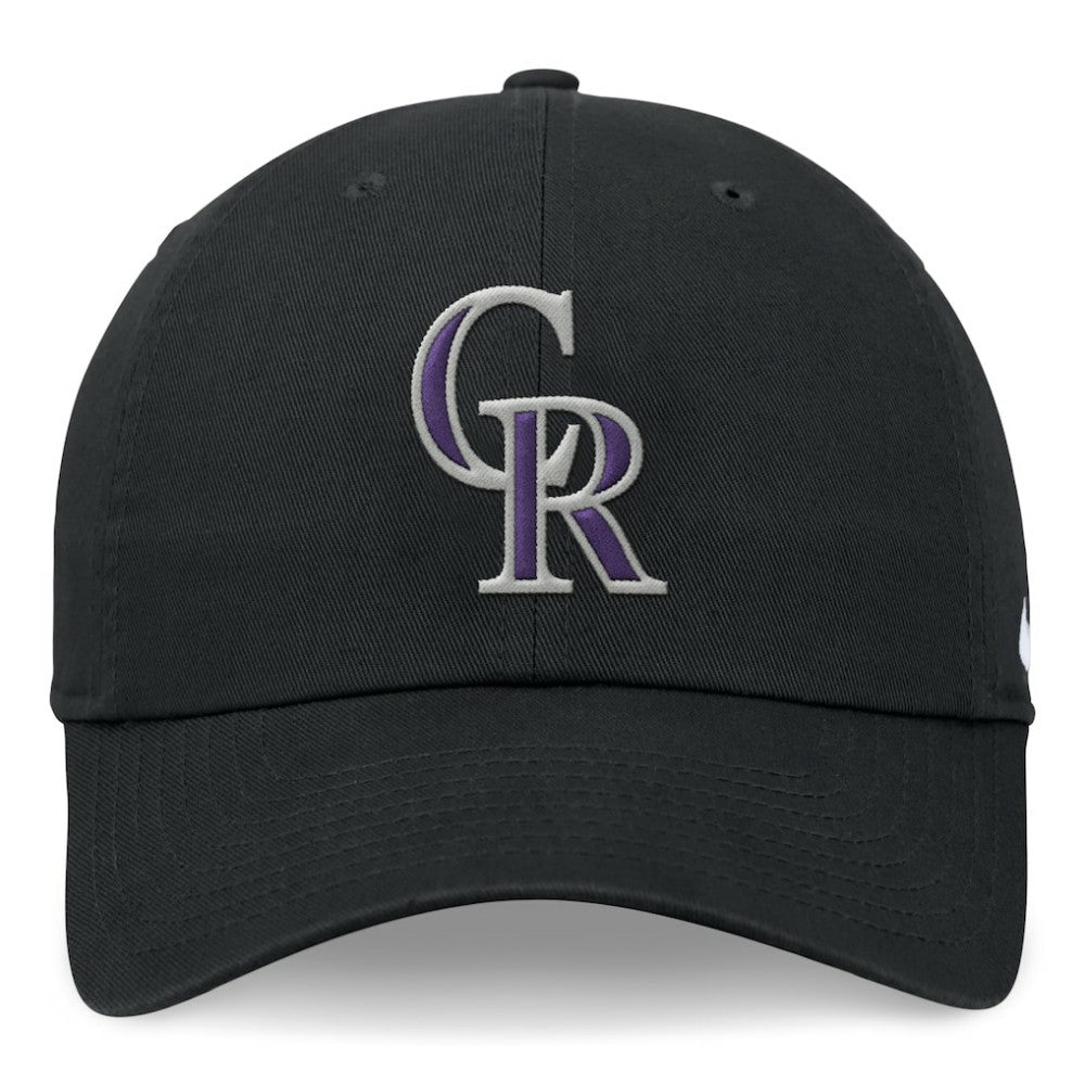 Colorado Rockies Club Adjustable Hat Black