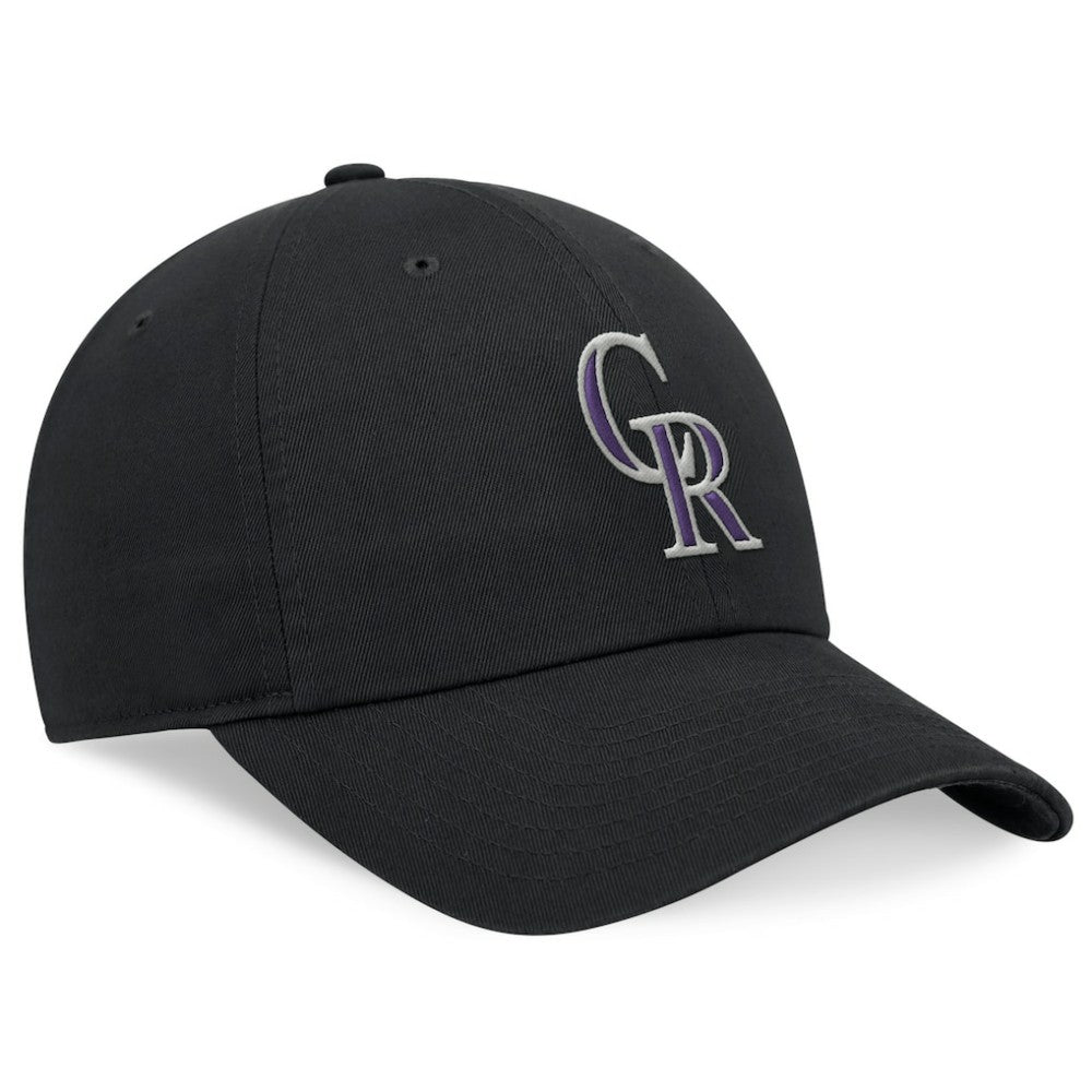 Colorado Rockies Club Adjustable Hat Black
