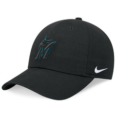 Miami Marlins Club Adjustable Hat Black