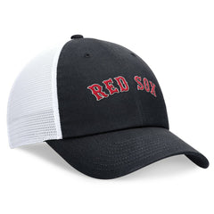 Boston Red Sox Wordmark Adjustable Trucker Hat Navy