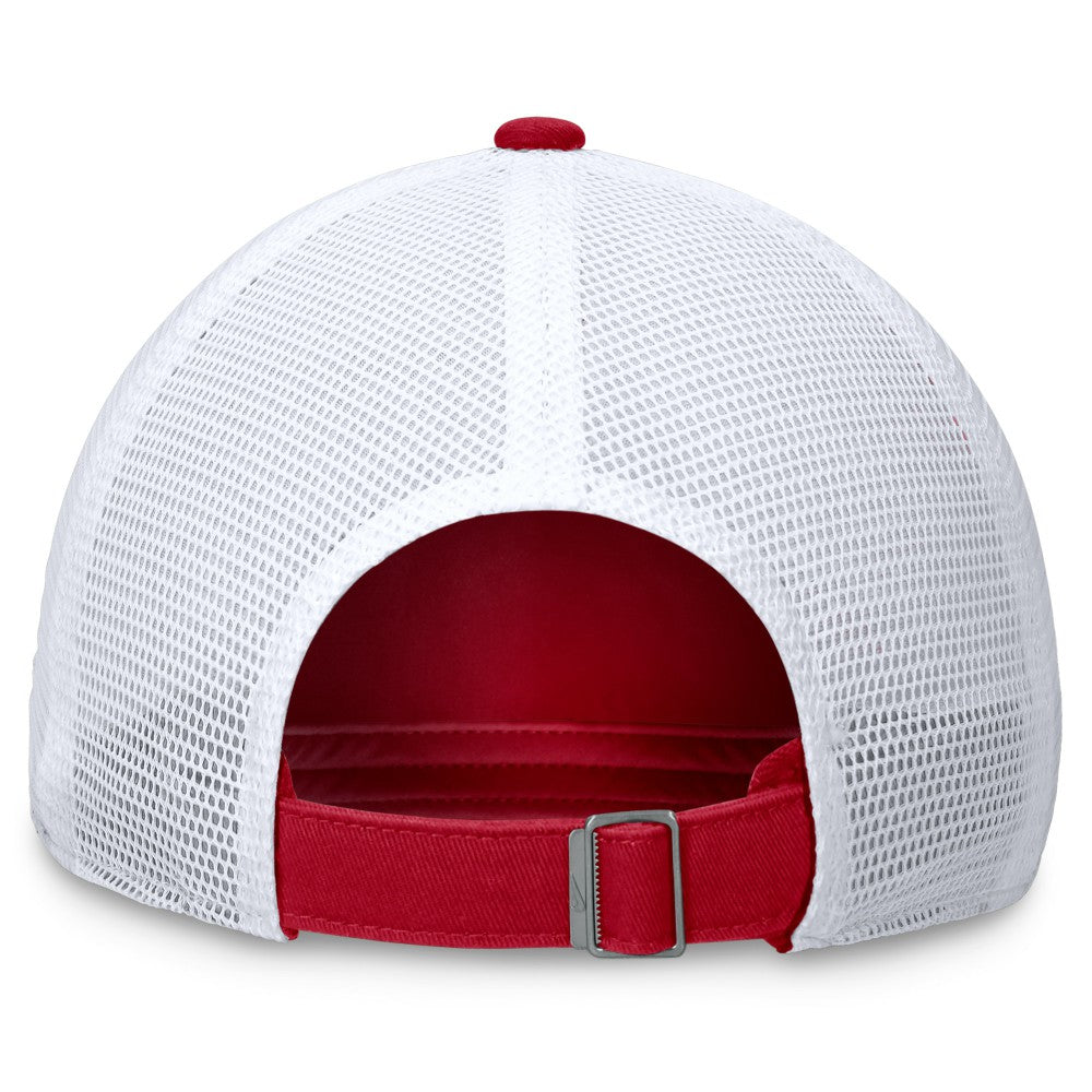 Los Angeles Angels Wordmark Adjustable Trucker Hat Red