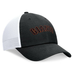 San Francisco Giants Wordmark Adjustable Trucker Hat Black