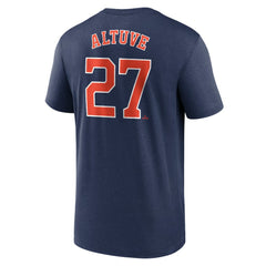 Jose Altuve Houston Astros Legend Name & Number Performance T-Shirt Navy