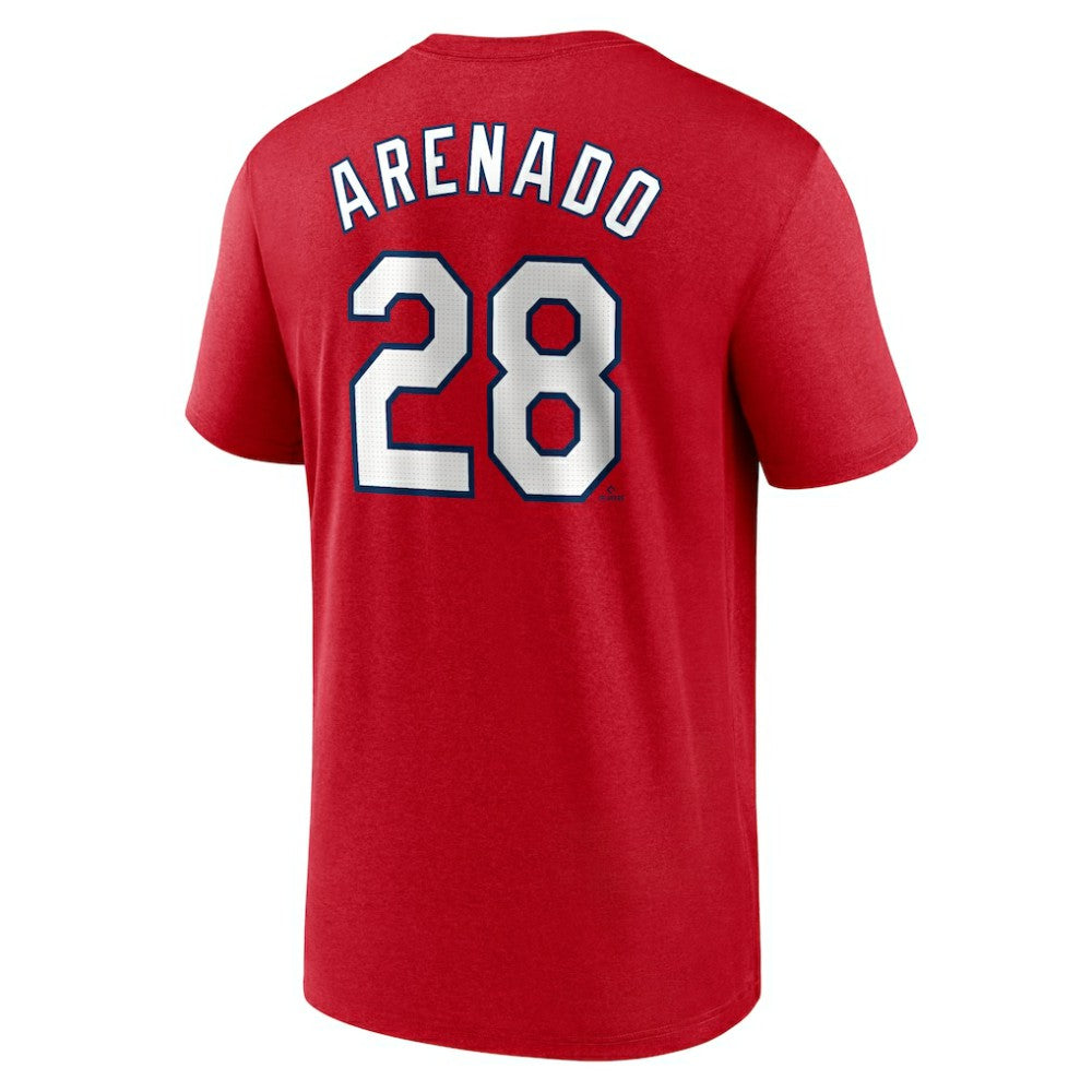 Nolan Arenado St. Louis Cardinals Legend Name & Number Performance T-Shirt Red