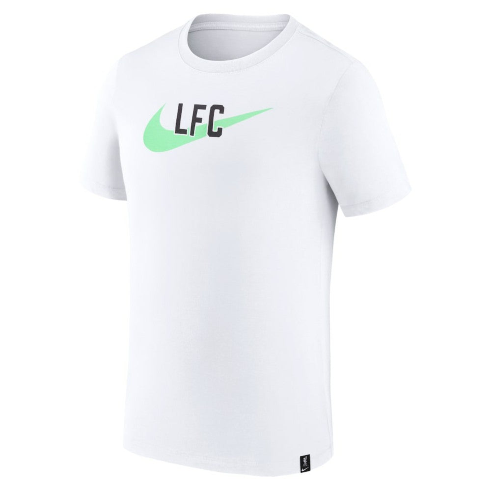 Liverpool Swoosh T-Shirt - White discount