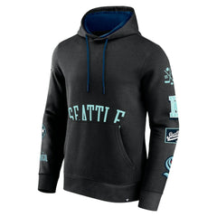 Seattle Kraken Fanatics Wild Winner Pullover Hoodie - Black Hoodies