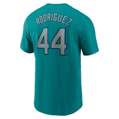 Julio Rodríguez Seattle Mariners Fuse Name & Number Inline T-Shirt Teal