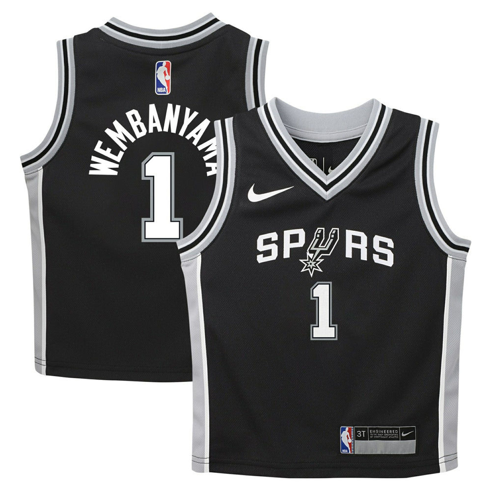 Victor Wembanyama San Antonio Spurs Preschool Swingman Player Jersey - Icon Edition - Black on sale