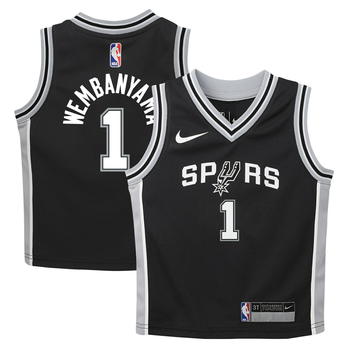 Victor Wembanyama San Antonio Spurs Preschool Swingman Player Jersey - Icon Edition - Black on sale