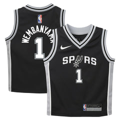 Victor Wembanyama San Antonio Spurs Preschool Swingman Player Jersey - Icon Edition - Black on sale