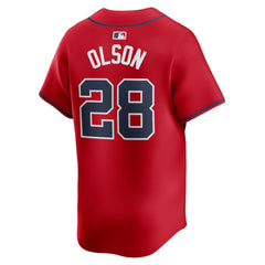 Matt Olson Atlanta Braves Alternate Limited Player Jersey - Red