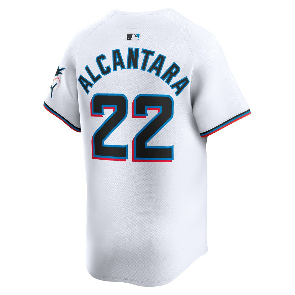 Sandy Alcantara Miami Marlins Home Limited Player Jersey White