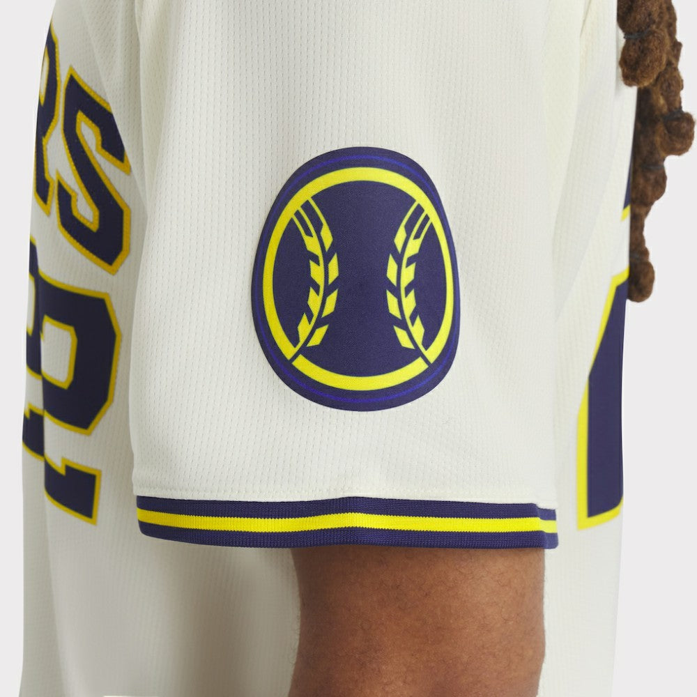 Christian Yelich Milwaukee Brewers Home Limited Player Jersey Cream