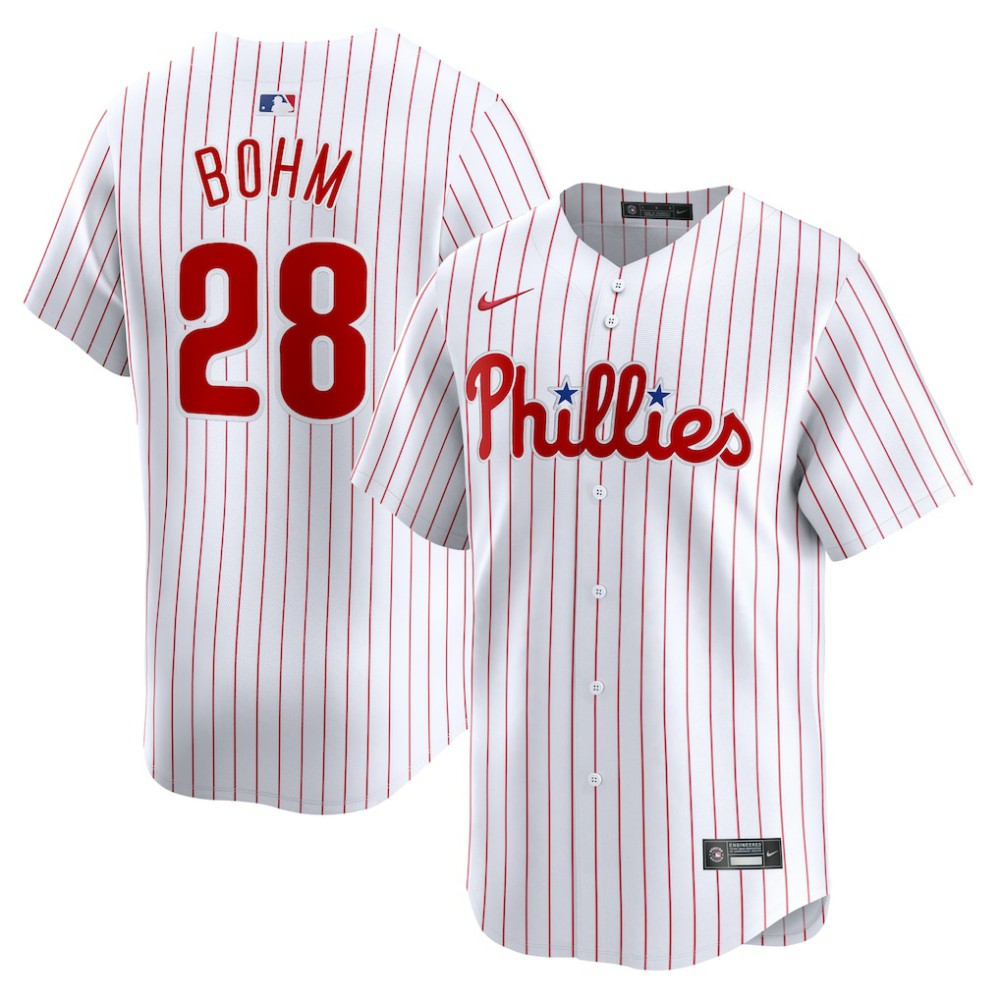 Alec Bohm Philadelphia Phillies Home Limited Player Jersey White