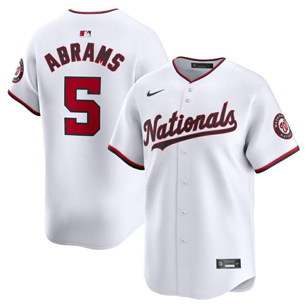 CJ Abrams Washington Nationals Home Limited Player Jersey White