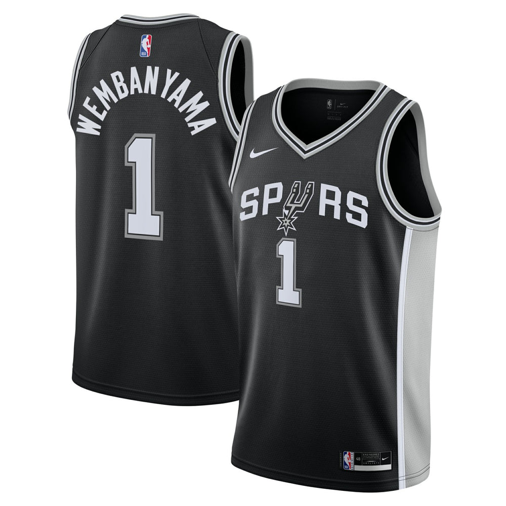 Victor Wembanyama San Antonio Spurs Youth Swingman Jersey - Icon Edition - Black for sale