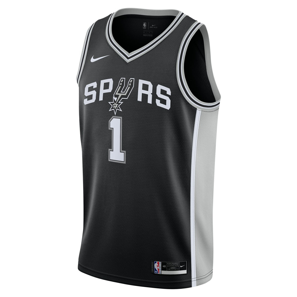 Victor Wembanyama San Antonio Spurs Youth Swingman Jersey - Icon Edition - Black for sale