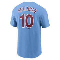 J.T. Realmuto Philadelphia Phillies Fuse Name & Number T-Shirt Light Blue