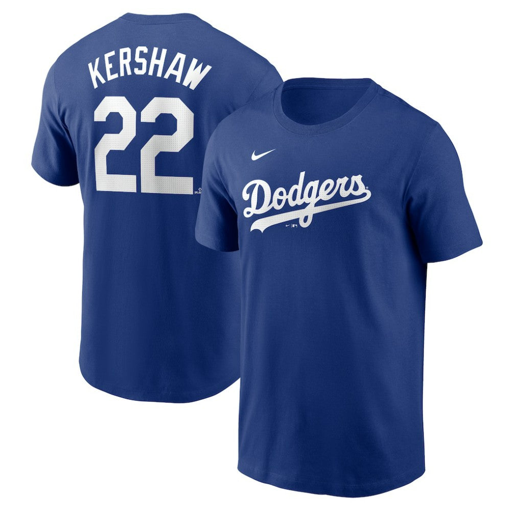 Clayton Kershaw Los Angeles Dodgers Fuse Name & Number T-Shirt Royal