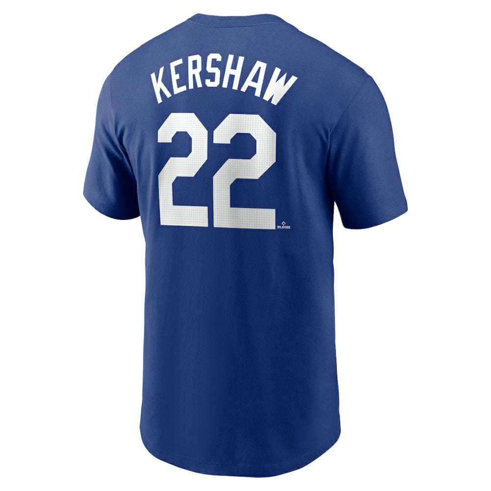 Clayton Kershaw Los Angeles Dodgers Fuse Name & Number T-Shirt Royal