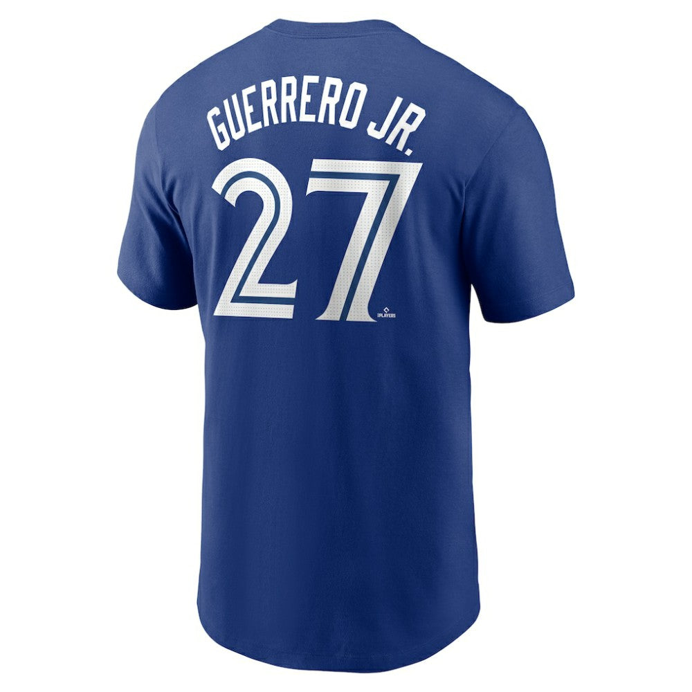 Vladimir Guerrero Jr. Toronto Blue Jays Fuse Name & Number T-Shirt Royal
