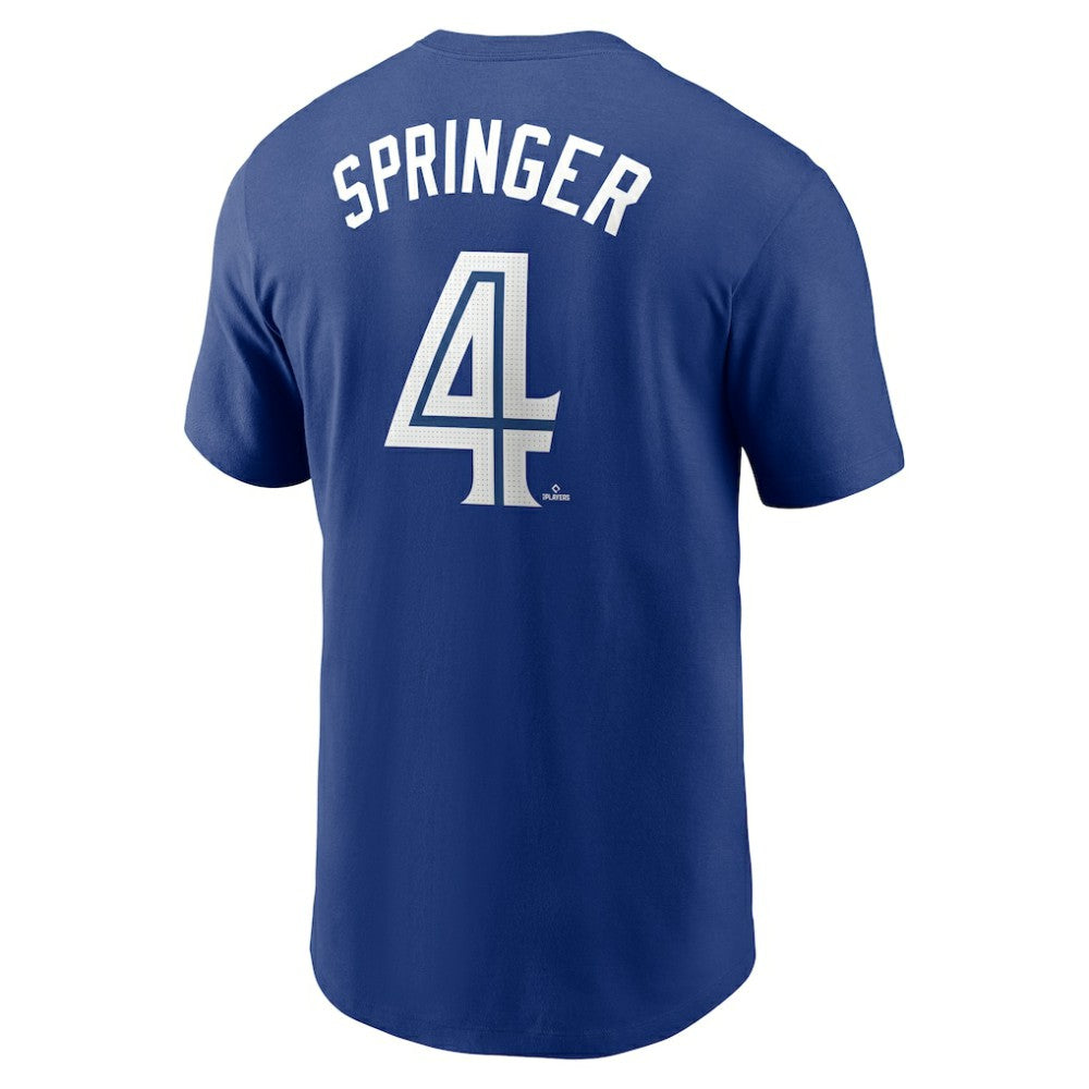 George Springer Toronto Blue Jays Fuse Name & Number T-Shirt Royal