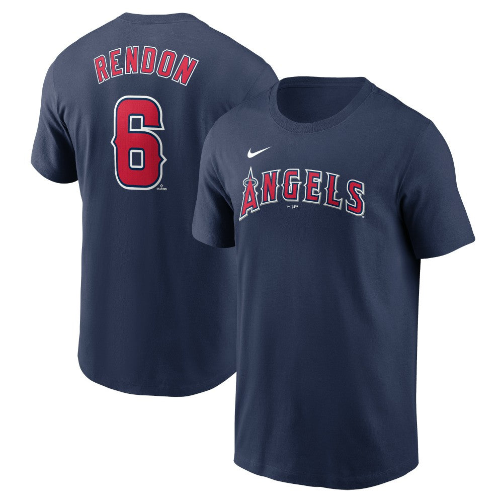 Anthony Rendon Los Angeles Angels Fuse Name & Number T-Shirt Navy