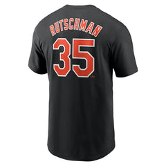 Adley Rutschman Baltimore Orioles Fuse Name & Number T-Shirt Black