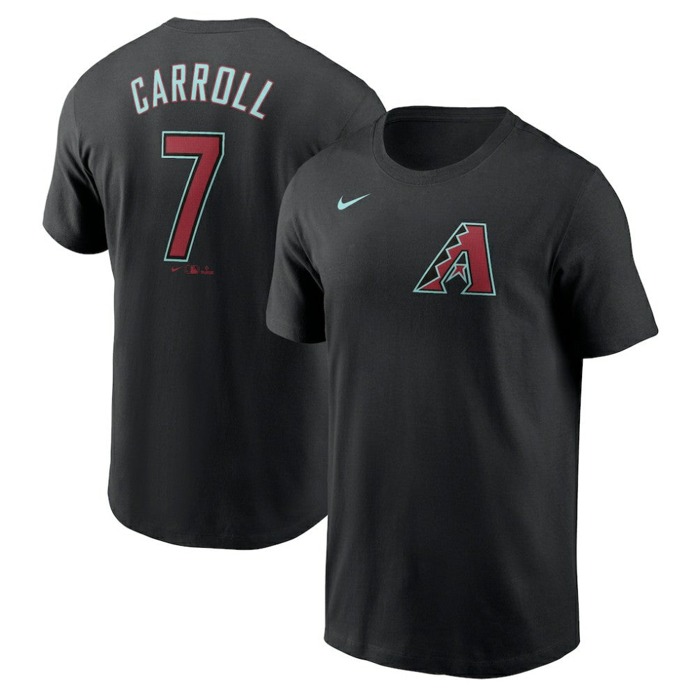 Corbin Carroll Arizona Diamondbacks Fuse Name & Number T-Shirt Black
