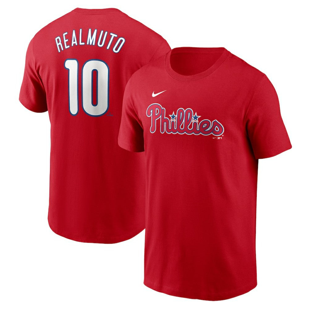 J.T. Realmuto Philadelphia Phillies Fuse Name & Number T-Shirt Red