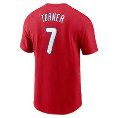 Trea Turner Philadelphia Phillies Fuse Name & Number T-Shirt Red