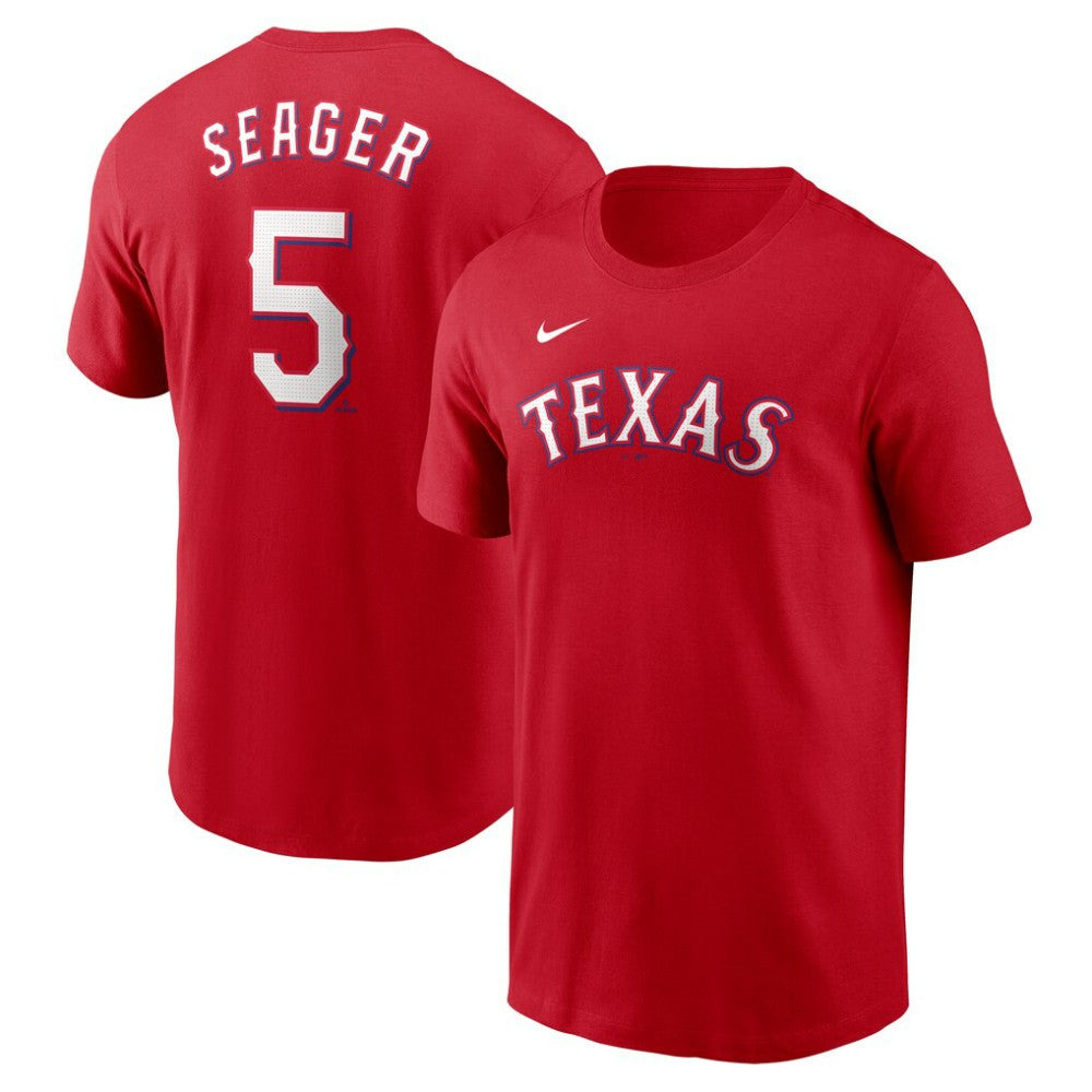 Corey Seager Texas Rangers Fuse Name & Number T-Shirt Red