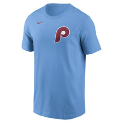 Trea Turner Philadelphia Phillies Fuse Name & Number T-Shirt Light Blue