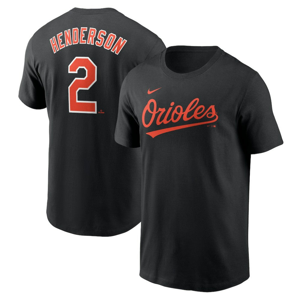 Gunnar Henderson Baltimore Orioles Fuse Name & Number T-Shirt Black