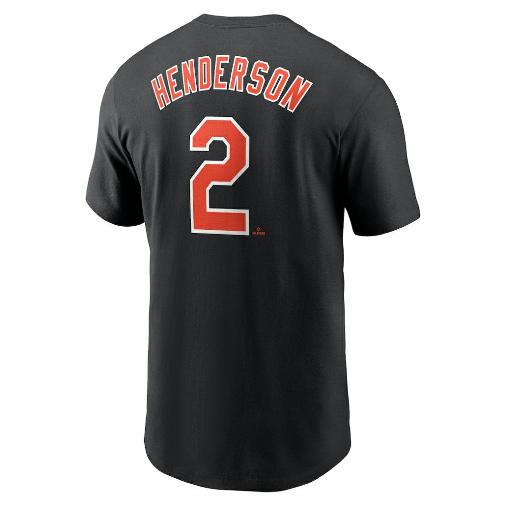 Gunnar Henderson Baltimore Orioles Fuse Name & Number T-Shirt Black
