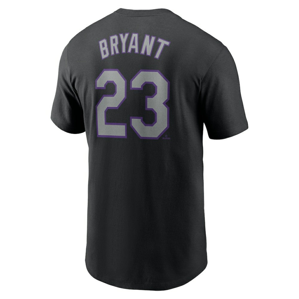 Kris Bryant Colorado Rockies Fuse Name & Number T-Shirt Black