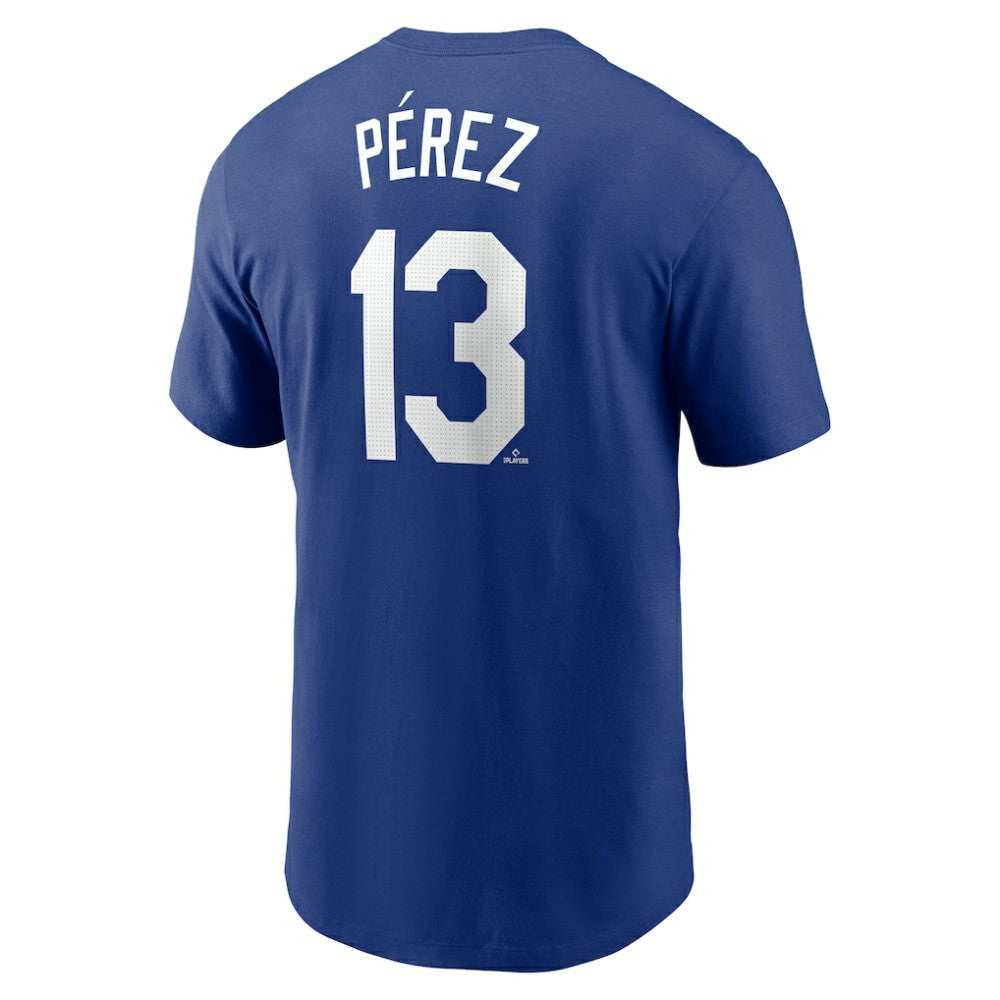Salvador Perez Kansas City Royals Fuse Name & Number T-Shirt Royal