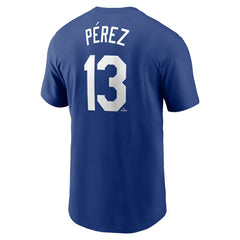 Salvador Perez Kansas City Royals Fuse Name & Number T-Shirt Royal