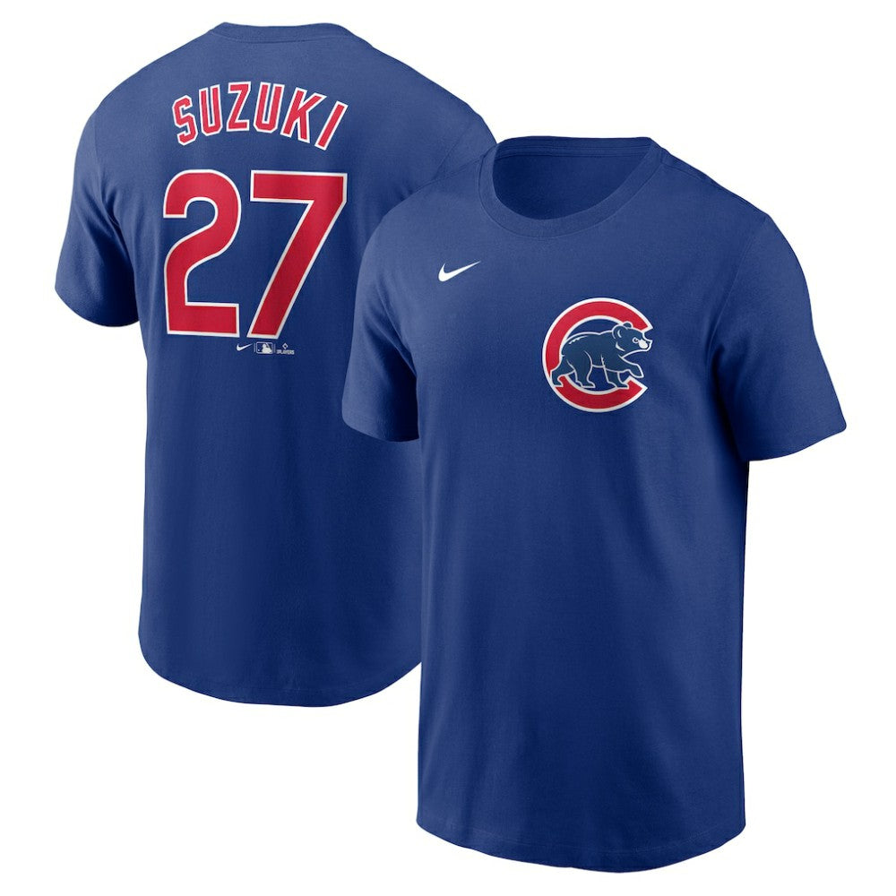 Seiya Suzuki Chicago Cubs Fuse Name & Number T-Shirt Royal