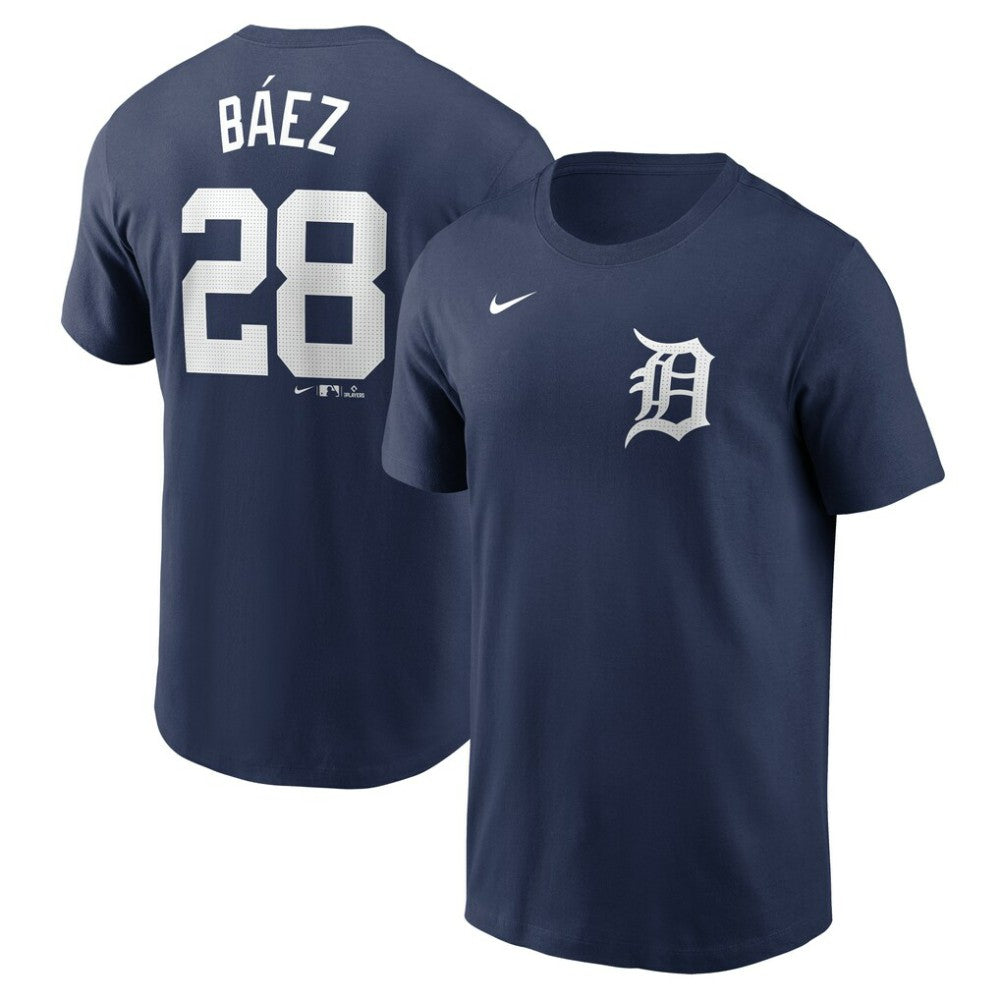 Javier Báez Detroit Tigers Fuse Name & Number T-Shirt Navy