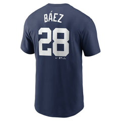 Javier Báez Detroit Tigers Fuse Name & Number T-Shirt Navy